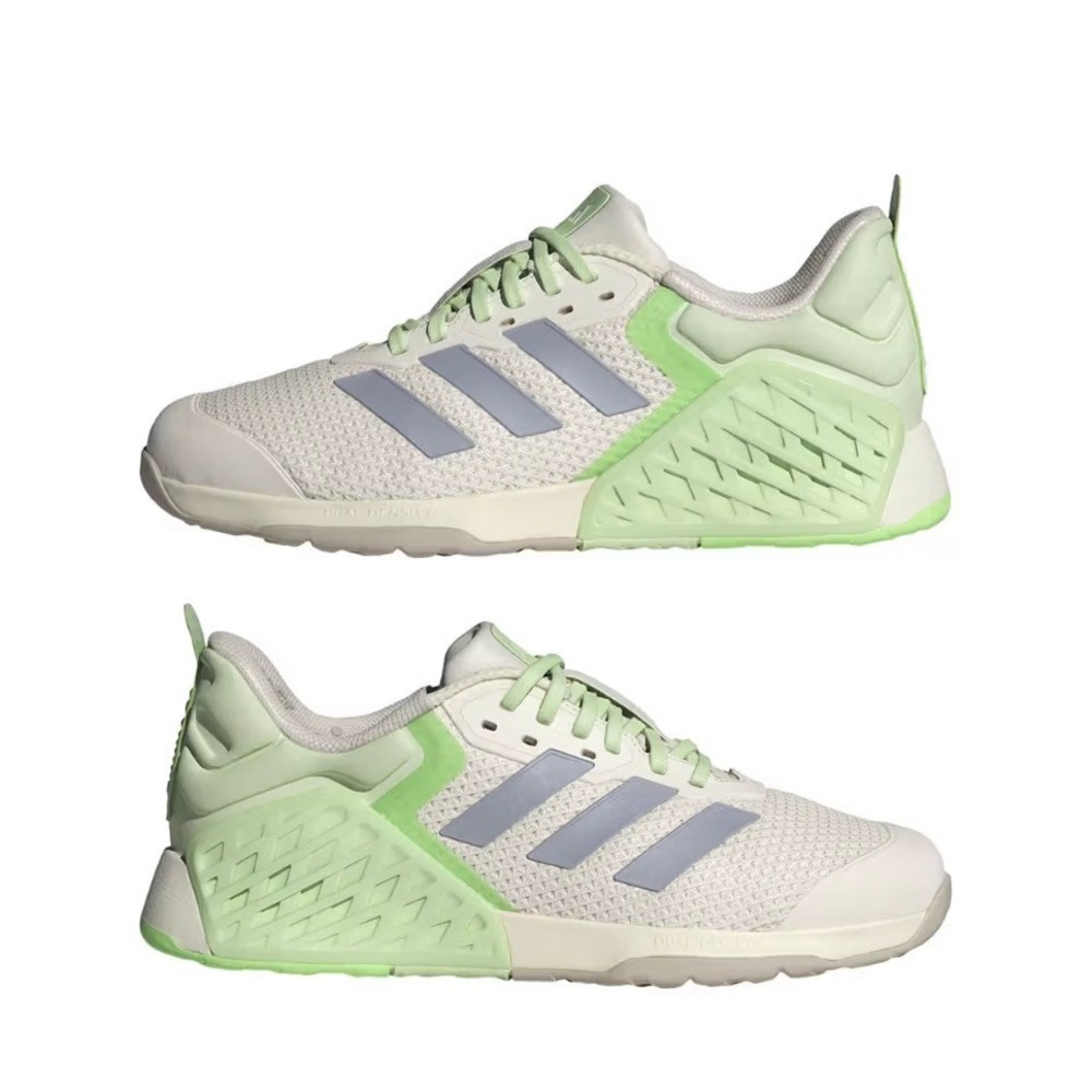 Adidas Dropset Trainer Big Kids 7.5 Shoes White Lime Green GY7679 Gym Sneaker